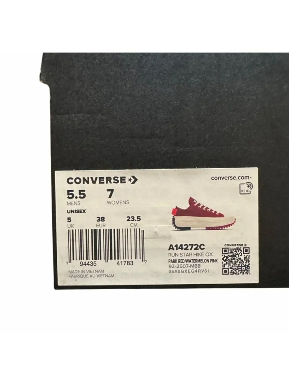 ❤️Converse Run Star Hike Ox Low Platform Sz 7 Women's Shoes Sneakers New A14272C - Picture 10 of 11